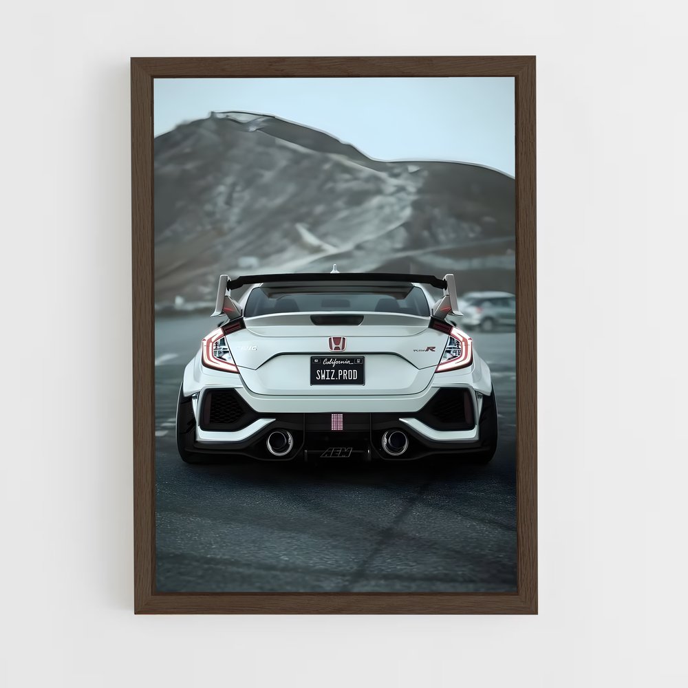 Poster Civic type – affiche Honda (vue 5)